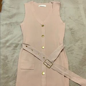 Pink fitted dress